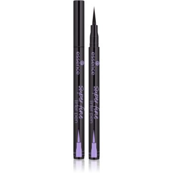 essence Super Fine Liner Pen eyeliner în fix - imagine 2